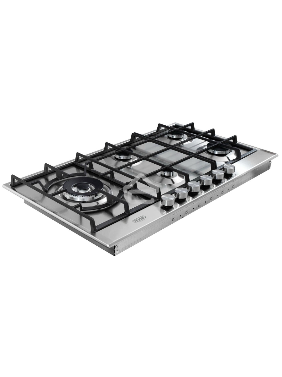 Газовая варочная панель DeLonghi NSL 590D X RUS независимая, нержавеющая сталь