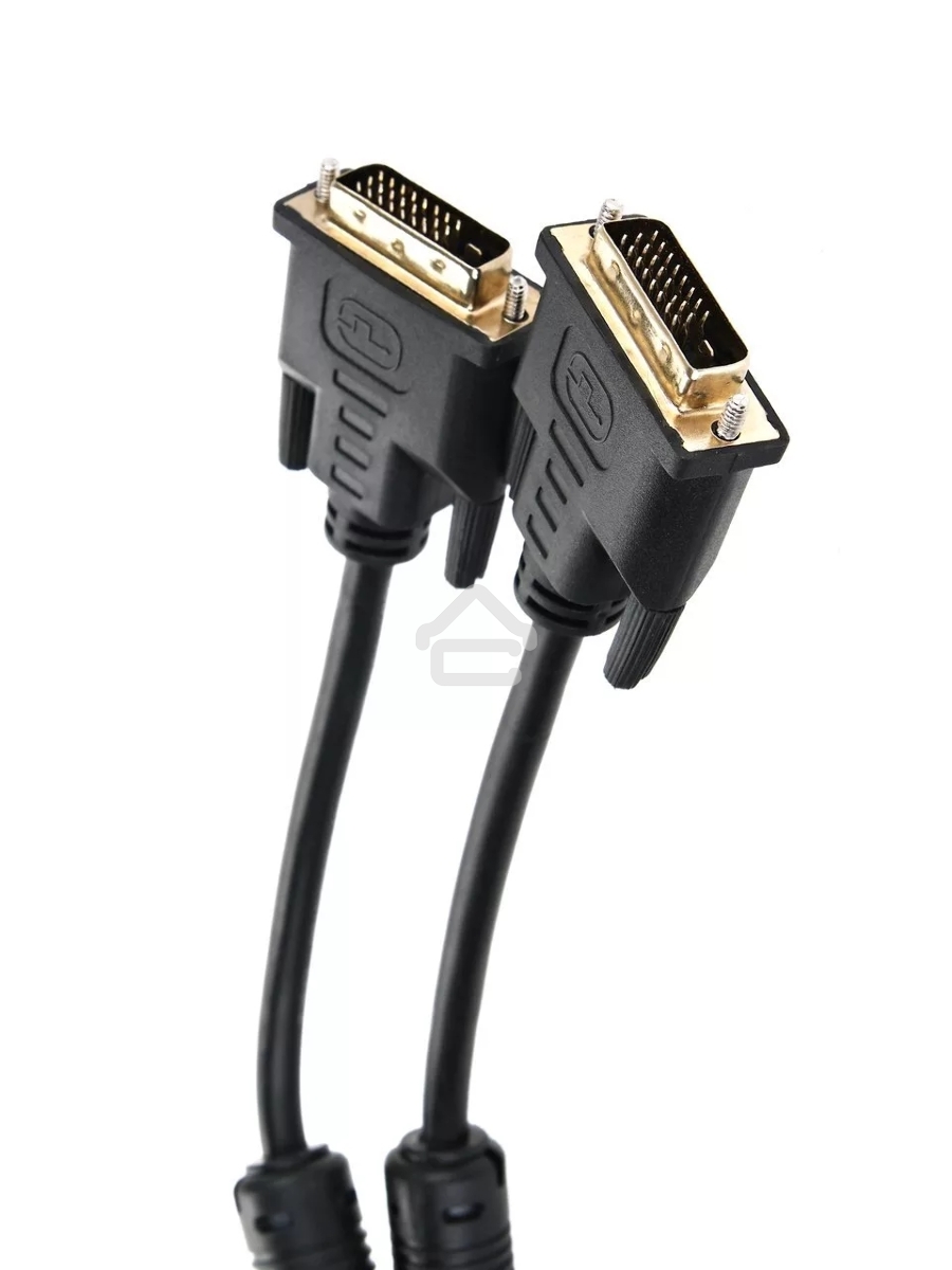 Кабель DVI-D--DVI-D Dual link 25M/25M, экран, феррит.кольца, 1.8м Telecom <TCG441D-1.8M>