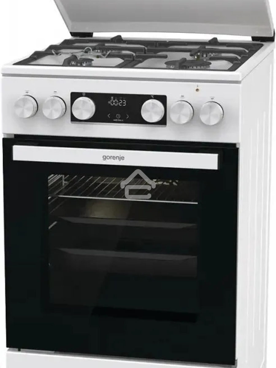 Плита комбинированная Gorenje GK5C42WF-B белый, конфорок 4 газовых, духовка 70 л, 50 см x 85 см x 59.4 см