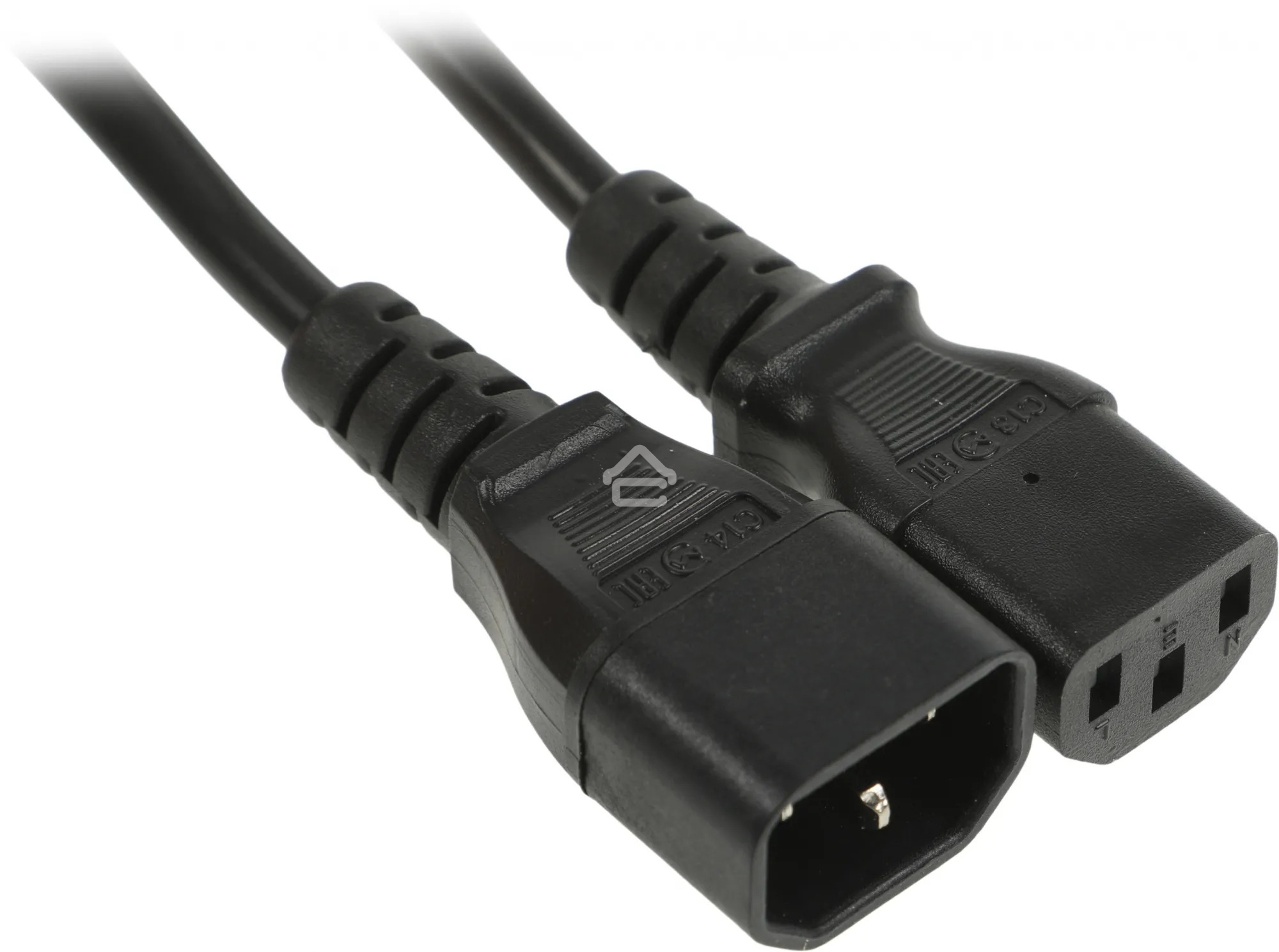 Шнур сетевой Rexant IEC 320 C13 – IEC 320 C14 3x1,0мм², длина 1,2м