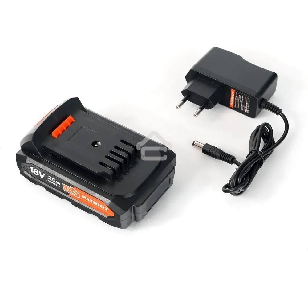 Дрель-шуруповерт Patriot BR 187UES, Аккумуляторная, 18В, 2 АКБ, Кейс