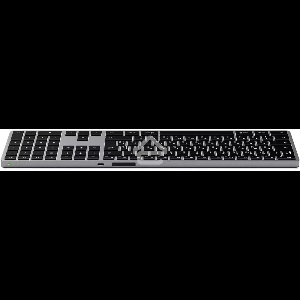 Клавиатура беспроводная Satechi Slim X3 Bluetooth Backlit Keyboard, Bluetooth, Серый космос, ST-BTSX3M-RU