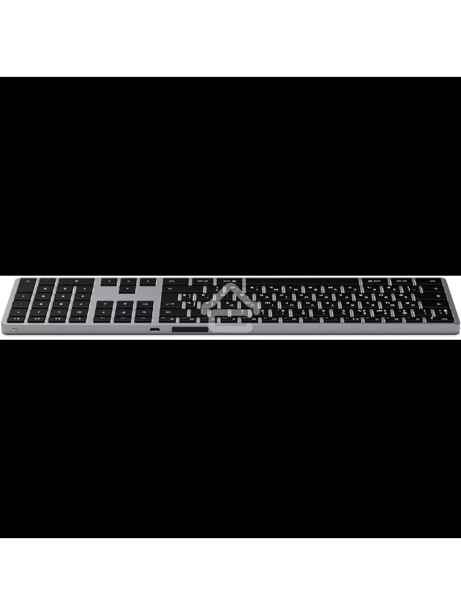 Клавиатура беспроводная Satechi Slim X3 Bluetooth Backlit Keyboard, Bluetooth, Серый космос, ST-BTSX3M-RU