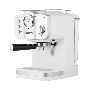 Кофеварка рожковая Maunfeld MF-735WH PRO белый, исп. кофе - молотый, 1.25 л, 1100 Вт, 15 Бар