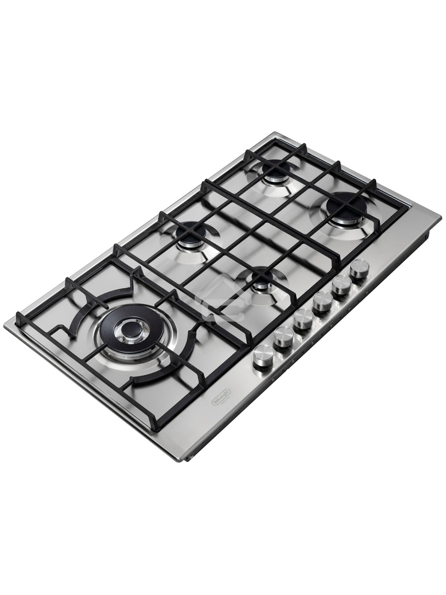 Газовая варочная панель DeLonghi NSL 590D X RUS независимая, нержавеющая сталь