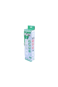Бытовой удлинитель PowerCube, 2р с/з вык.,3USB, 3500 Вт, 16А, 1.9 м, 3*1,0 (белый) PC-4-2M