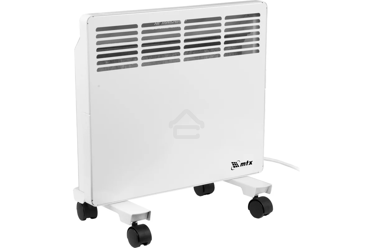 Конвектор MTX КМ-1000.1 белый, 1000 Вт, 15 м2, термостат