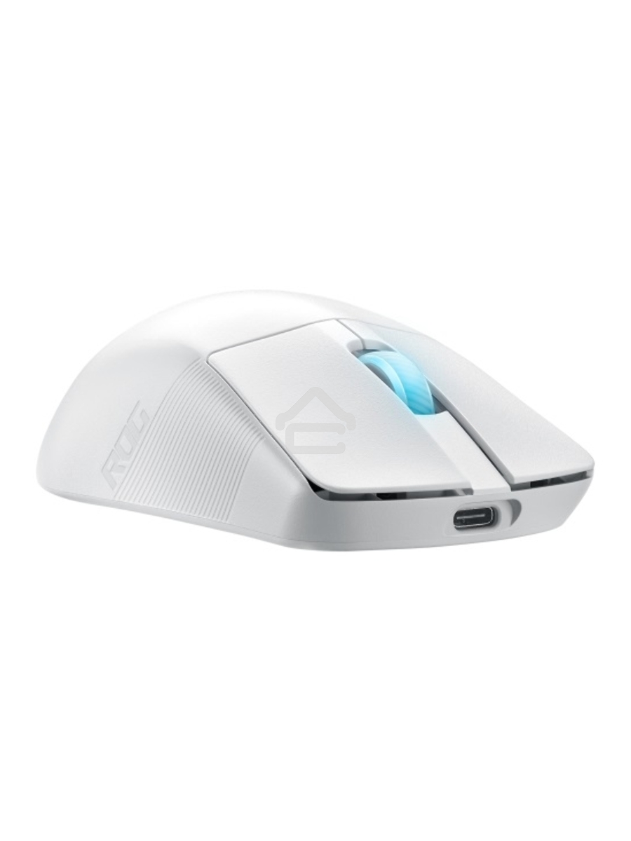 Мышь беспроводная/проводная ASUS ROG Harpe Ace Aim Lab Edition белый, 36000 dpi, радиоканал, Bluetooth, USB, кнопки - 5
