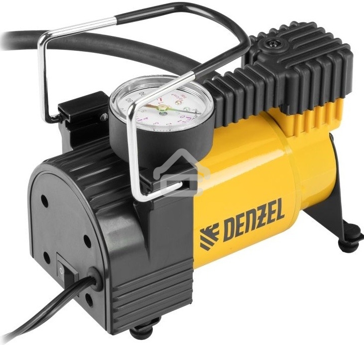 Компрессор автомобильный Denzel DС-20, 12 В, 10 атм., 35 л/мин 58054