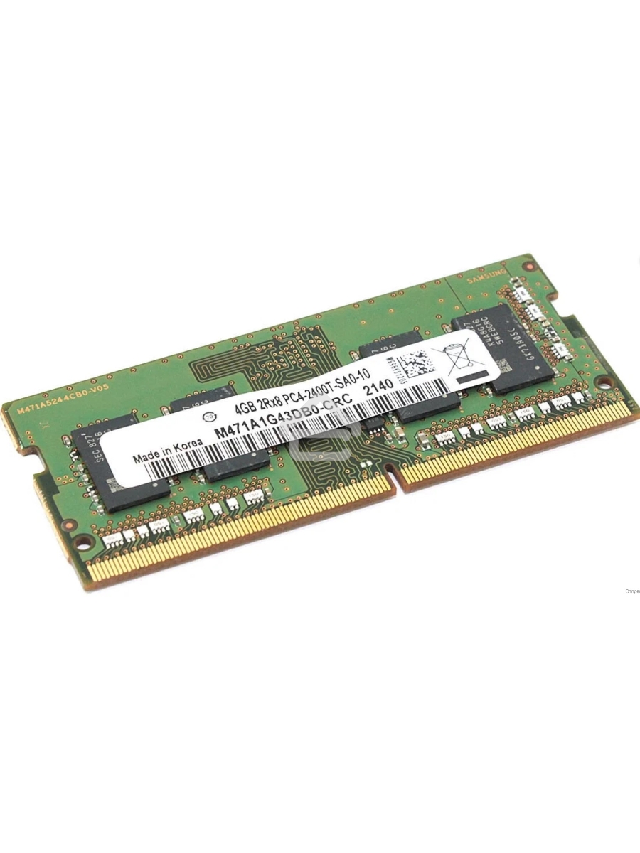 Оперативная память Kingston ValueRAM, DDR4, 4GB (1x4GB), 2400MHz, CL17, SO-DIMM