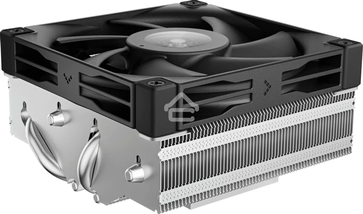 Кулер для процессора DEEPCOOL AN400, 92 мм, алюминий/медь, 2950 об/мин, 23.2 дБ, 4 pin, 150 Вт, 52.5 мм