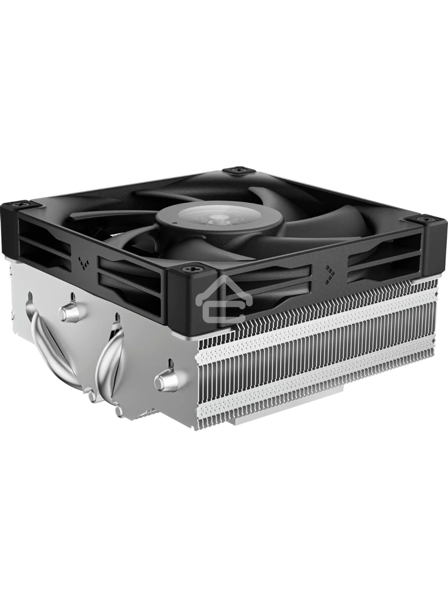 Кулер для процессора DEEPCOOL AN400 черный, 92 мм, алюминий/медь, 2950 об/мин, 23.2 дБ, 4 pin, 150 Вт, 52.5 мм