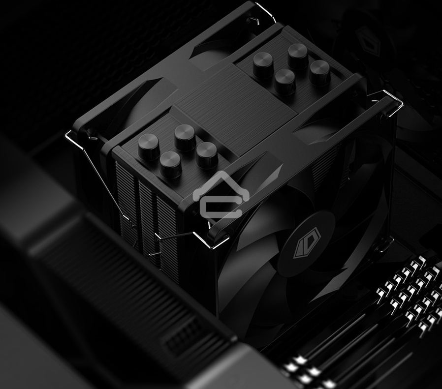 Кулер для процессора ID-COOLING SE-214-XT PLUS черный 120мм алюминий/медь 1800rpm 35.2db 4-pin 200W 150мм