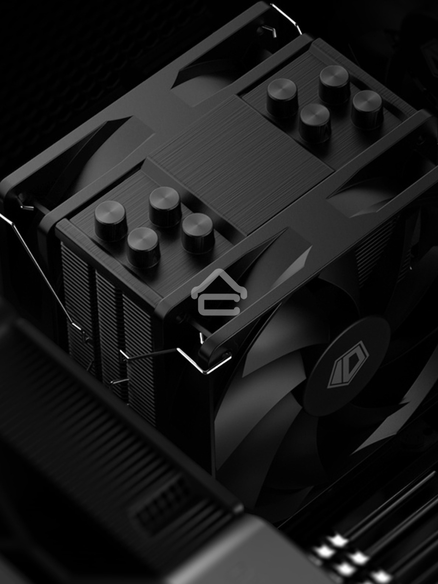 Кулер для процессора ID-COOLING SE-214-XT PLUS черный 120мм алюминий+медь 1800rpm 35.2db 4-pin 200W 150мм