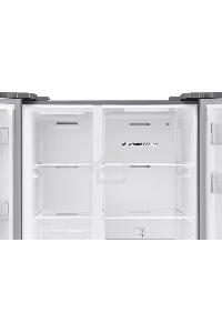 Холодильник Samsung RS62DG5003S9EO нержавеющая сталь двухкамерный 418/237л морозилка сбоку, No Frost, Side by Side