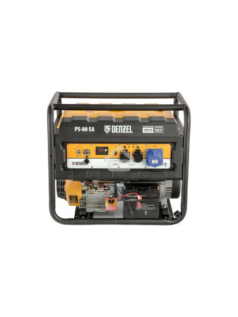Электрогенератор бензиновый Denzel PS 80 EA, 8 кВт, 85 дБ, 90 кг