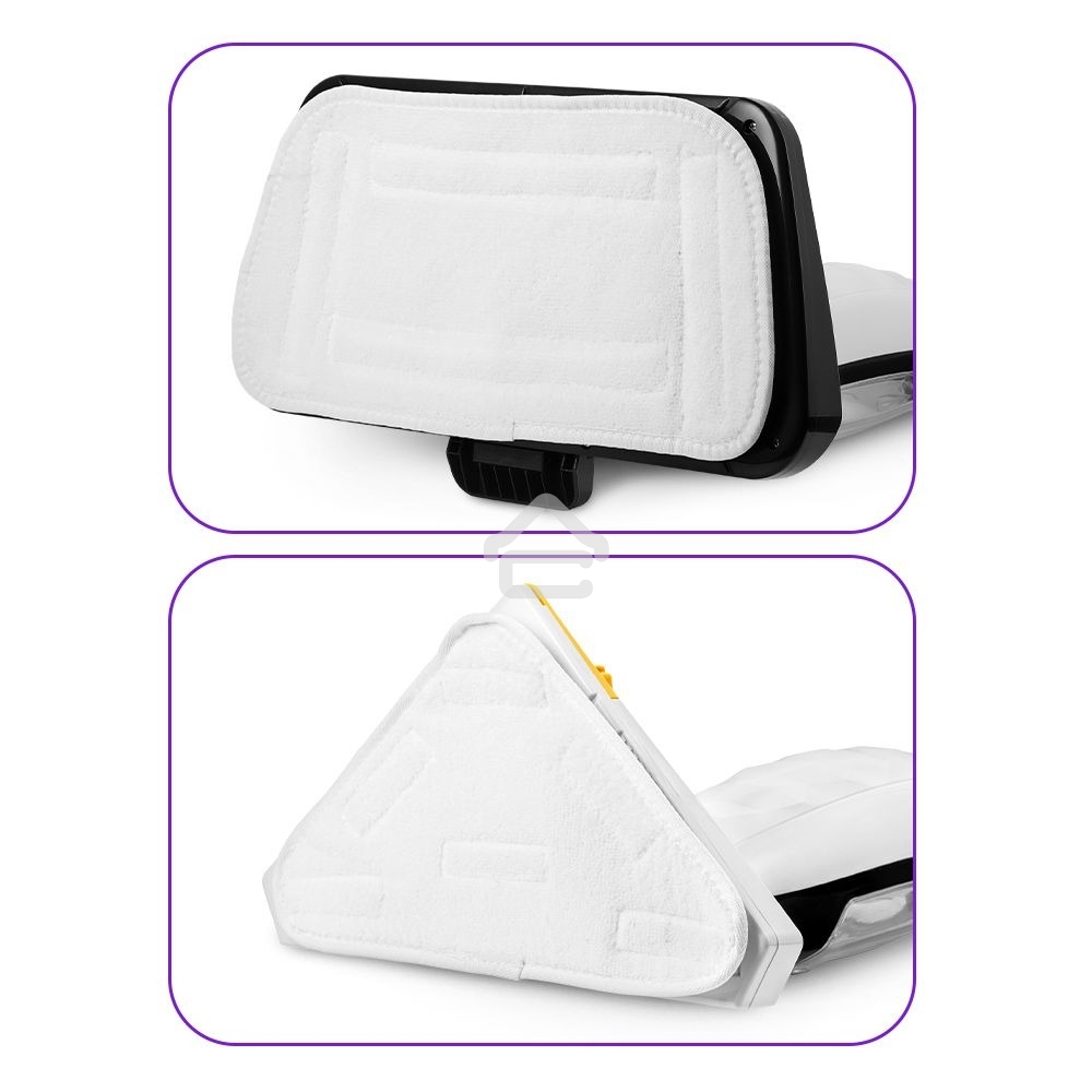 Швабра паровая Kitfort КТ-1088 белый/черный