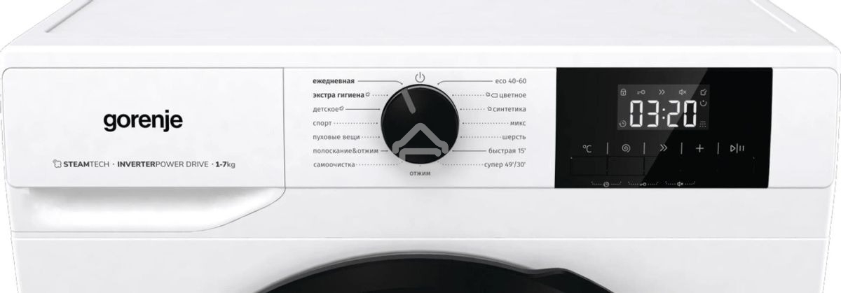 Стиральная машина Gorenje W1NGPI72SBS/C белый, загрузка фронтальная 7 кг, 1200 об/мин., класс: А