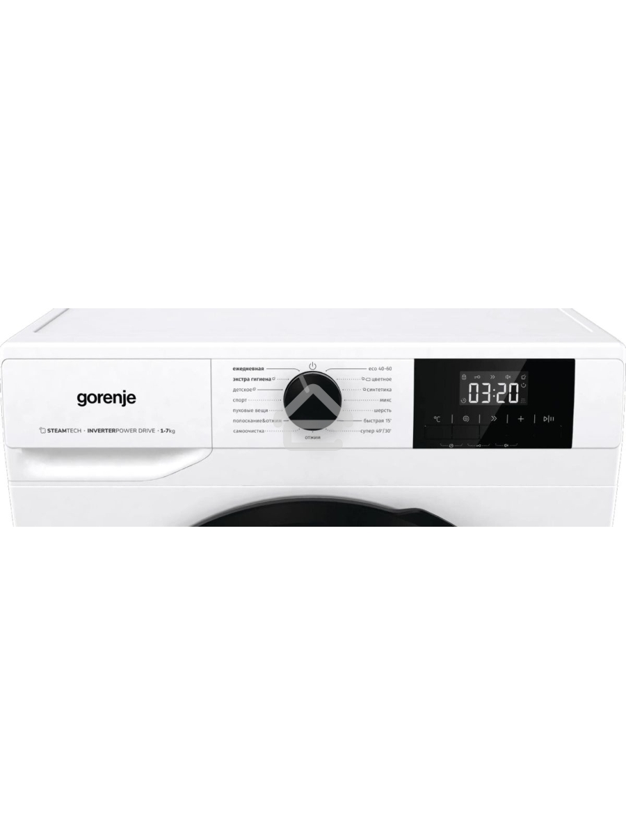 Стиральная машина Gorenje W1NGPI72SBS/C белый, загрузка фронтальная 7 кг, 1200 об/мин., класс: А