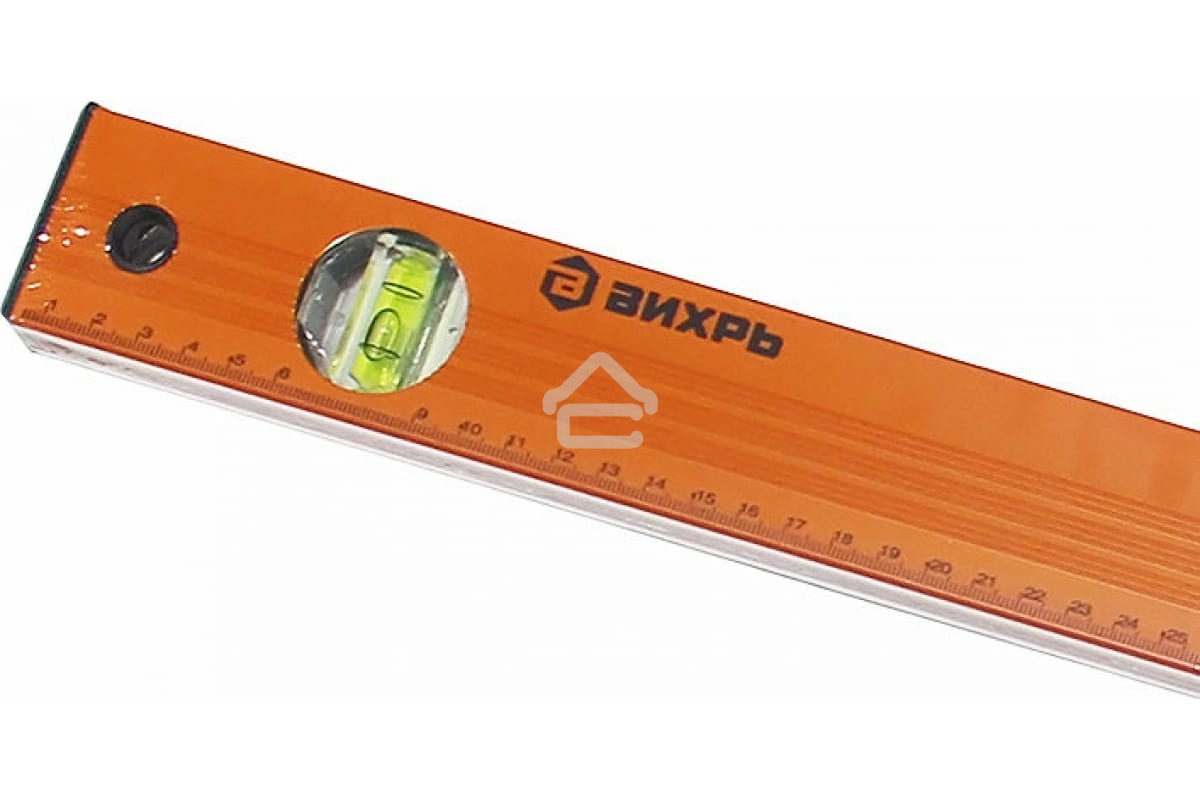 Уровень алюминиевый 1800мм фрезерованный 3 глазка Вихрь