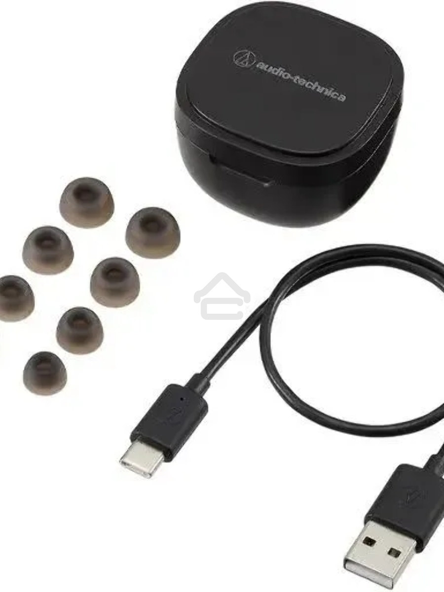 Наушники внутриканальные Audio-Technica ATH-SQ1TW черный беспроводные bluetooth в ушной раковине (80001872)