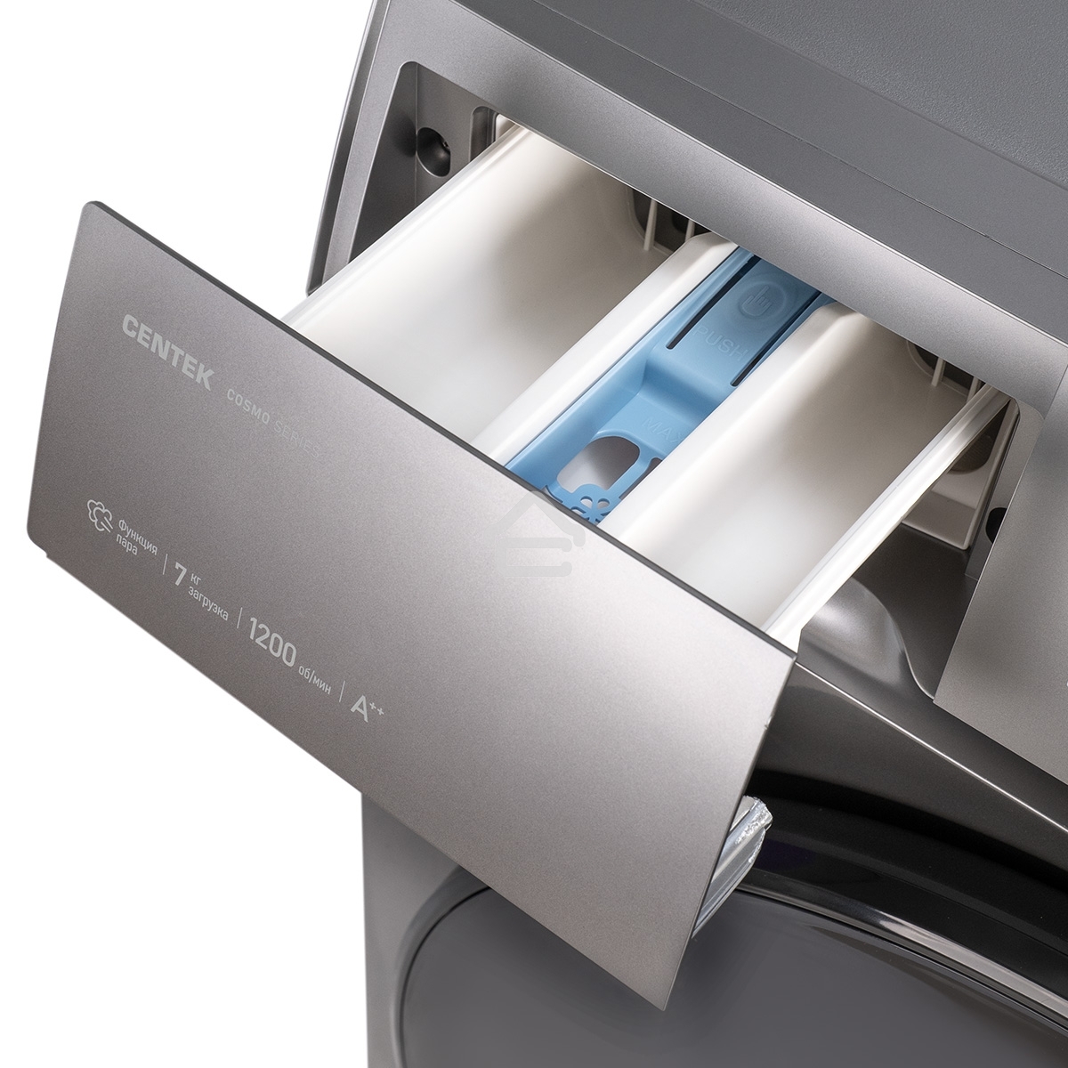 Стиральная машина Centek CT-1973 серый, загрузка фронтальная 7 кг, 1200 об/мин., класс: А++