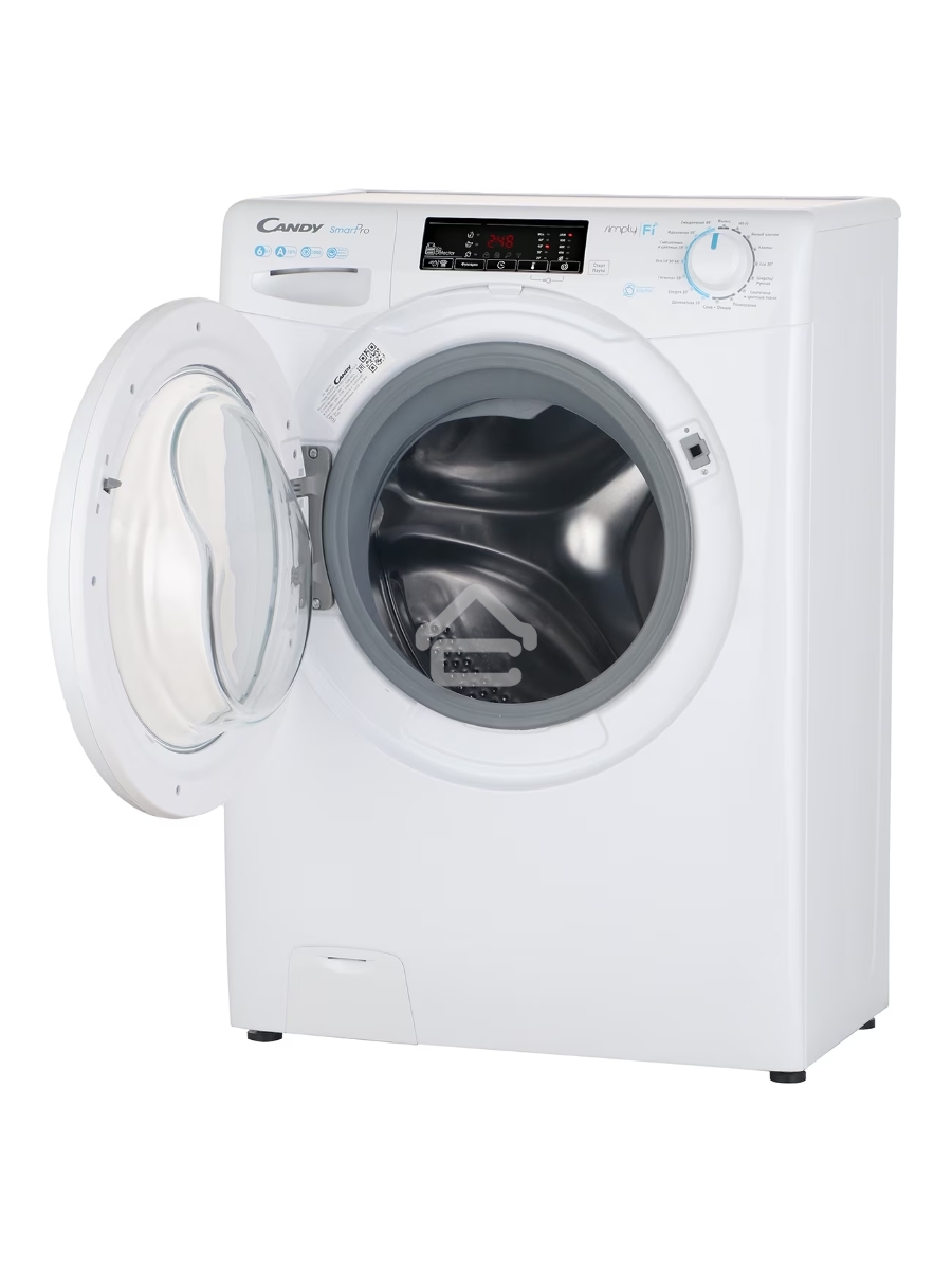 Стиральная машина Candy Smart Pro CSO34 106T1/2-07 белый, загрузка фронтальная 6 кг, 1000 об/мин., класс: А