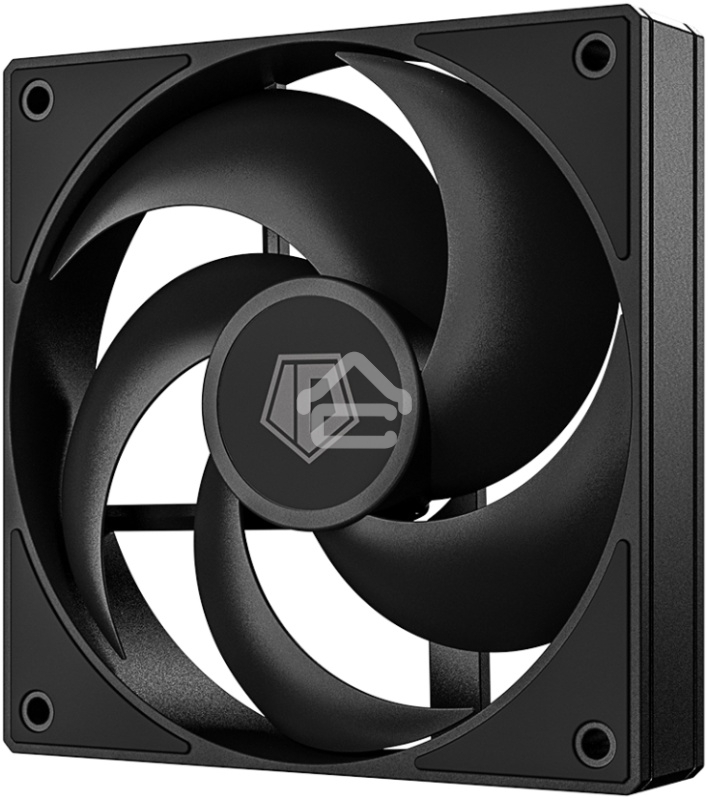 Вентилятор для корпуса ID-Cooling AS-120-K черный, 120 мм, 2000 об/мин, 27.2 дБ, 4 pin
