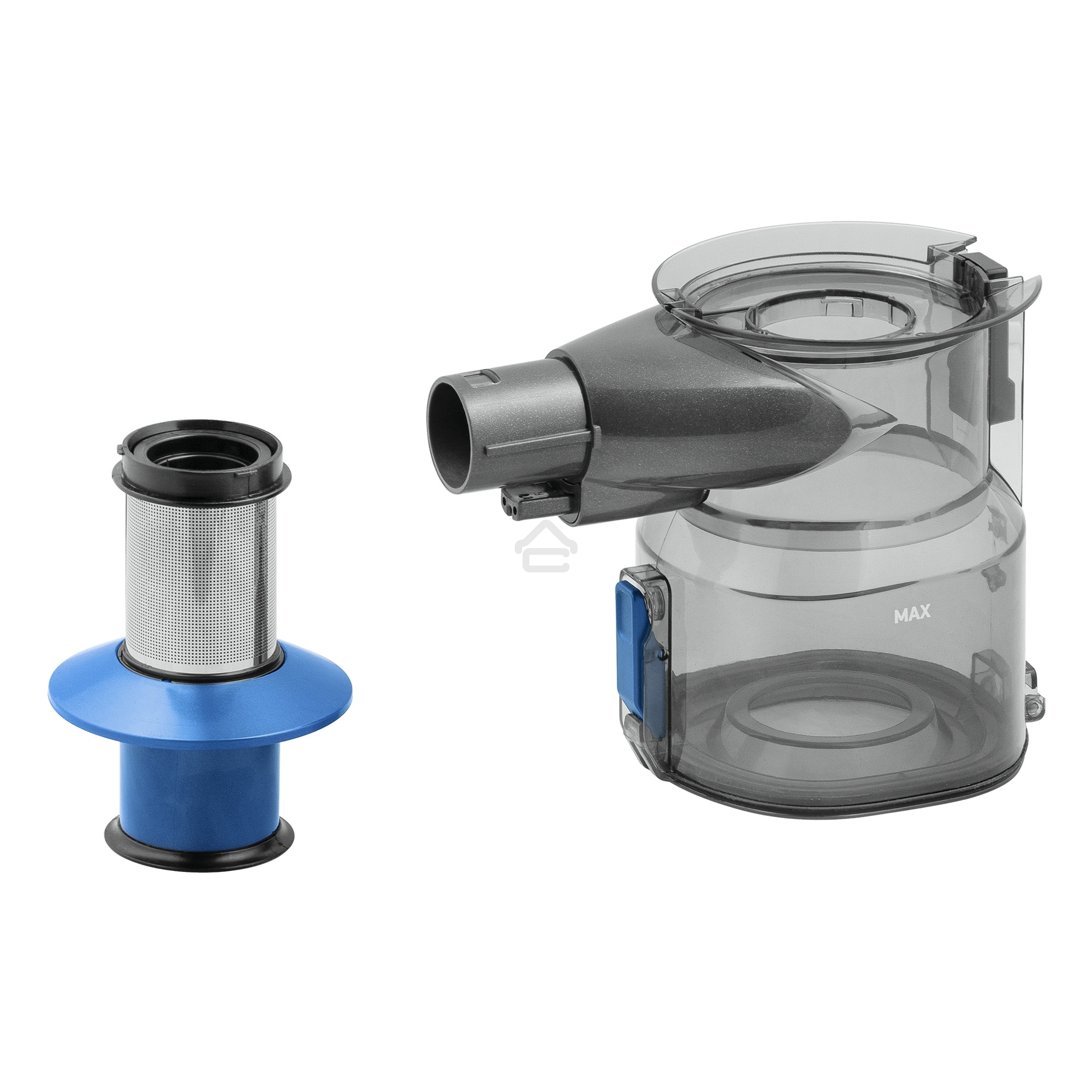 Пылесос вертикальный BBK BV3001 синий/серый, питание от аккумулятора, 150 Вт, уборка сухая, пылесборник 0.8 л, работа от АКБ max 30 мин