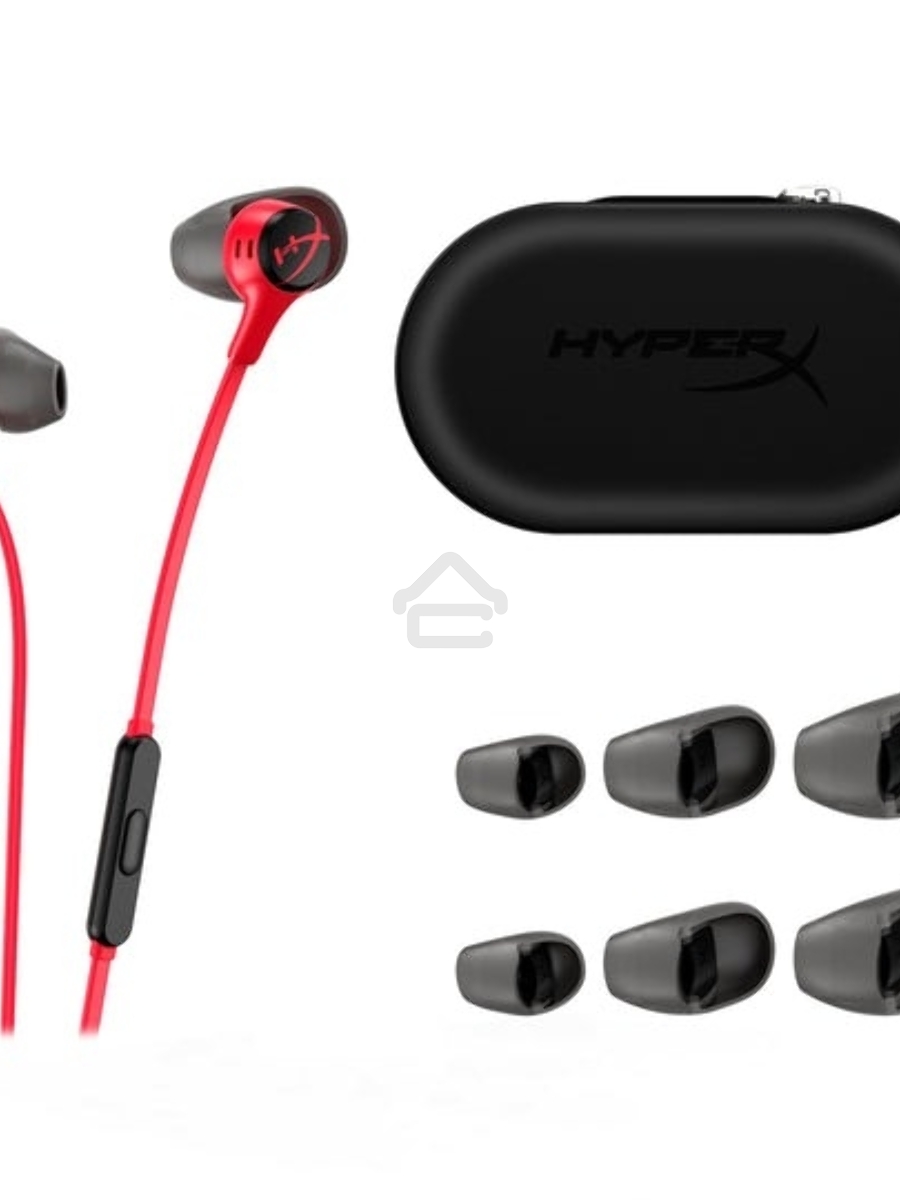 Наушники проводные HyperX Cloud Earbuds II красный