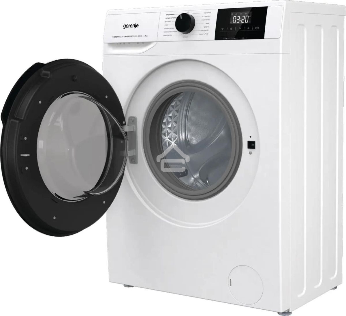 Стиральная машина Gorenje W1NGPI72SBS/C белый, загрузка фронтальная 7 кг, 1200 об/мин., класс: А