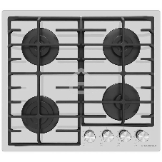 Газовая варочная панель Maunfeld EGHG.64.6CW/G, 4 конфорки, закаленное стекло, белый