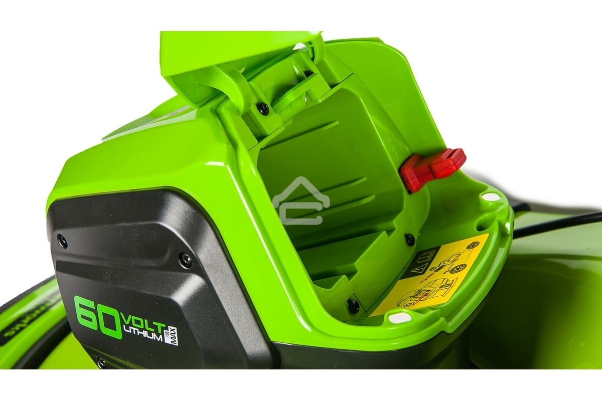 Газонокосилка аккумуляторная GreenWorks GD60LM51SPk4, 60V, 51 см, самоходная, бесщеточная, c 1хАКБ 4Ач и ЗУ (2514307UB)