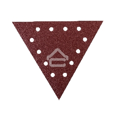 Треугольник шлифовальный PATRIOT на липучке, 285мм, 12 отверстий, Р60, 10 шт