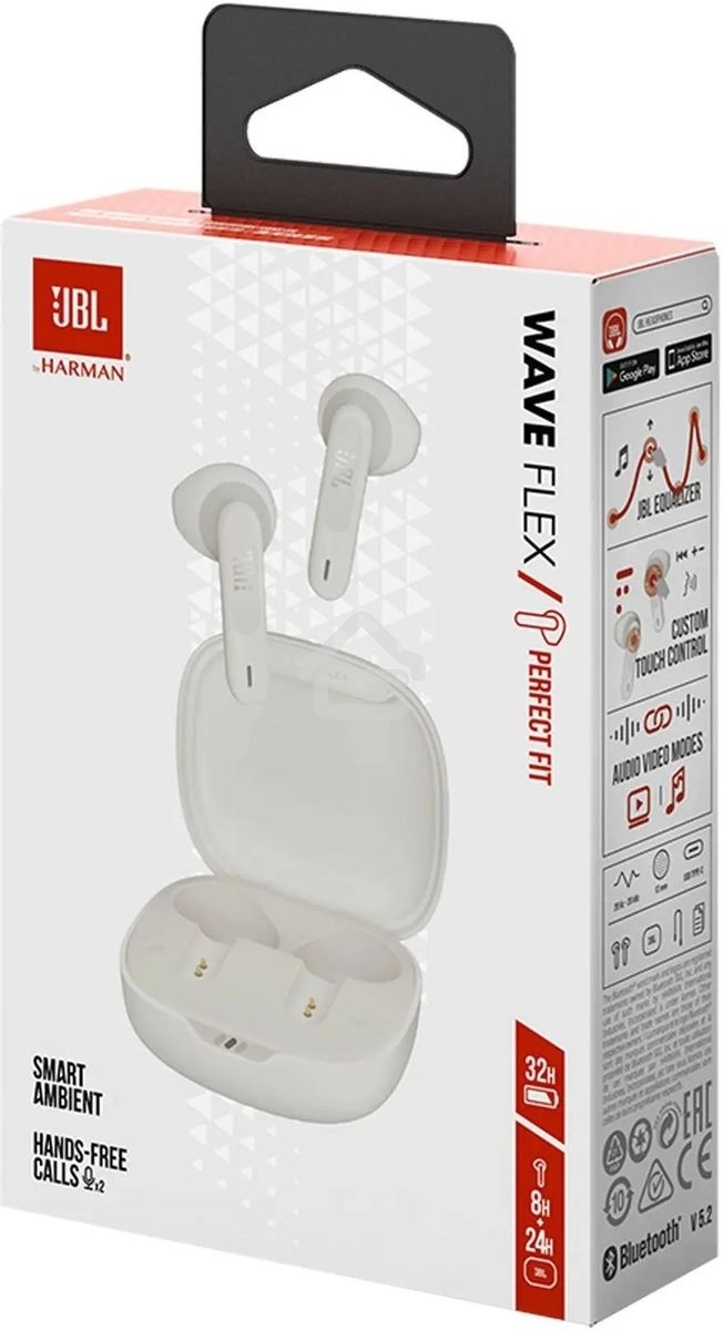 Наушники JBL Wave Flex TWS белый