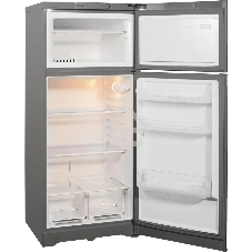 Холодильник Indesit TIA 14 G серебристый двухкамерный 194/51л морозилка сверху, ручное