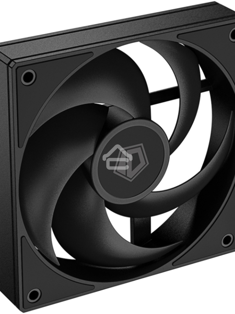 Вентилятор для корпуса ID-Cooling AS-120-K черный, 120 мм, 2000 об/мин, 27.2 дБ, 4 pin