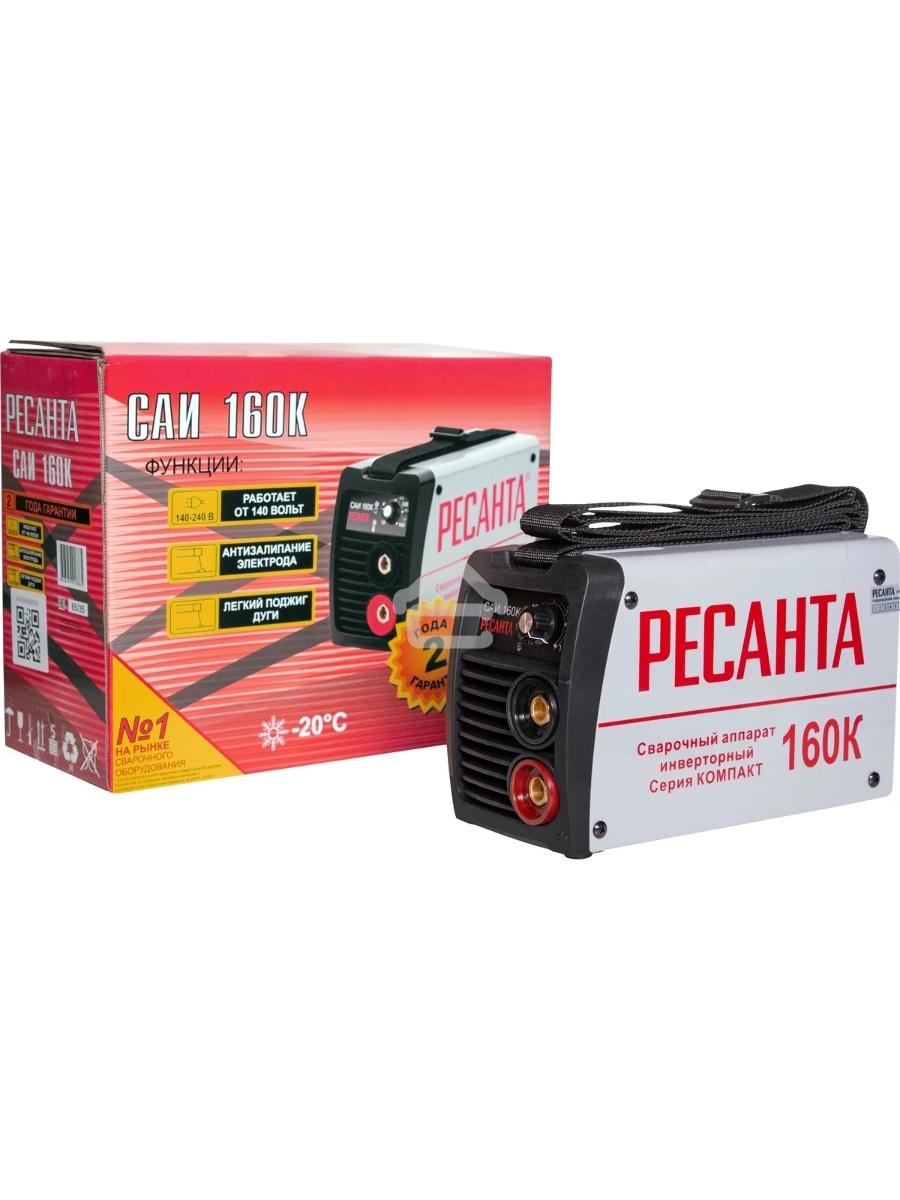Инверторный сварочный аппарат Ресанта САИ160К 65/35
