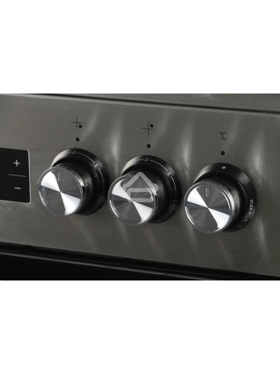 Плита электрическая Beko FSE67310GX черный, конфорок 4 шт, духовка 66 л, 60 см x 85 см x 60 см