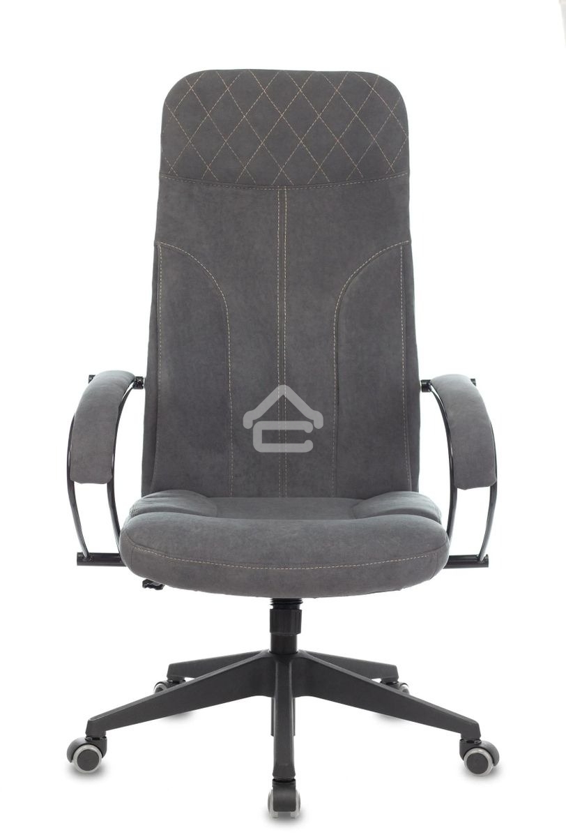 Кресло руководителя Бюрократ CH-608 Fabric темно-серый Alfa 44 крестовина пластик
