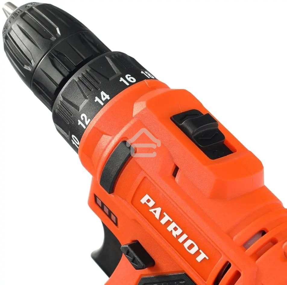 Дрель-шуруповерт Patriot BR 187UES, Аккумуляторная, 18В, 2 АКБ, Кейс