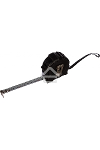 Рулетка MATRIX 31014  black 5мх19мм обрезиненный корпус