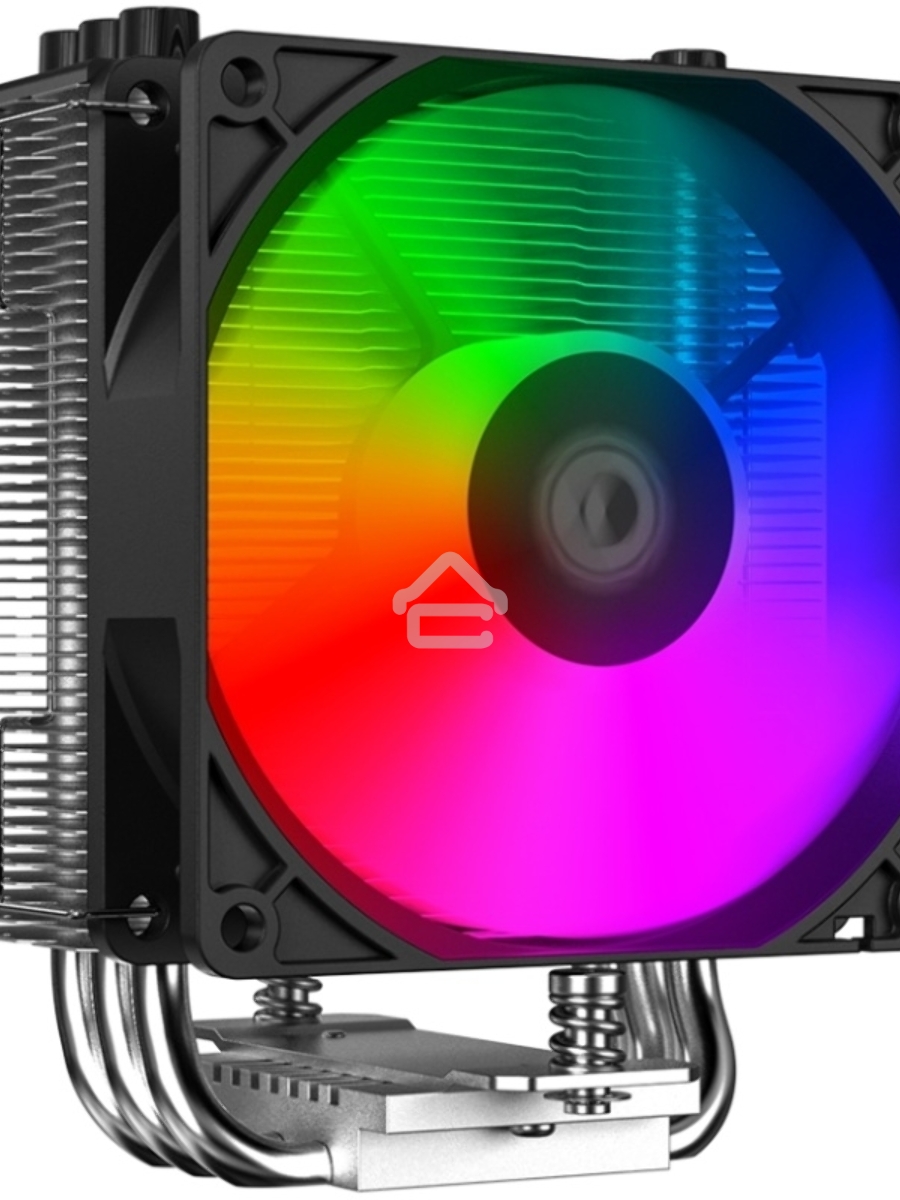Кулер для процессора ID-COOLING SE-903-XT FRGB черный 92мм алюминий+медь 2200rpm 26db 4-pin 130W 123мм
