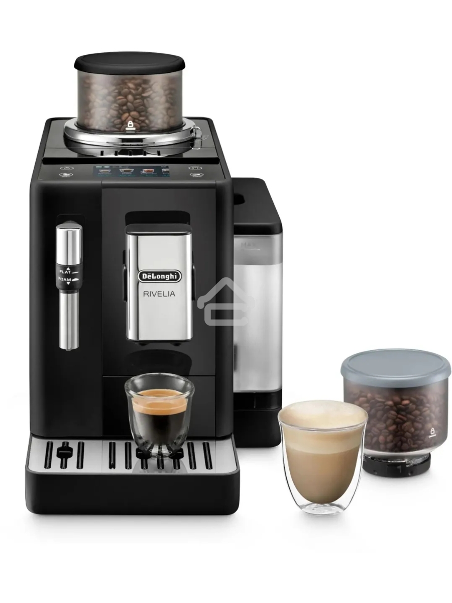 Кофемашина автоматическая Delonghi EXAM440.35.B черный, исп. кофе - молотый/зерновой 1,4 л, 1450 Вт, 19 Бар