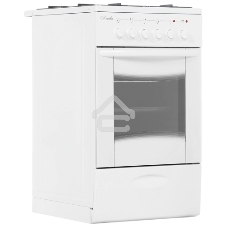 Плита комбинированная Лысьва ЭГ 401 МС-2у белый, газовых конфорок 4 шт, духовка 57 л, 50 см x 85 см x 60 см
