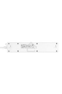 Бытовой удлинитель PowerCube, 3р с/з вык.,3USB, 3500 Вт, 16А, 1.9 м, 3*1,0 (белый) PC-5-2M