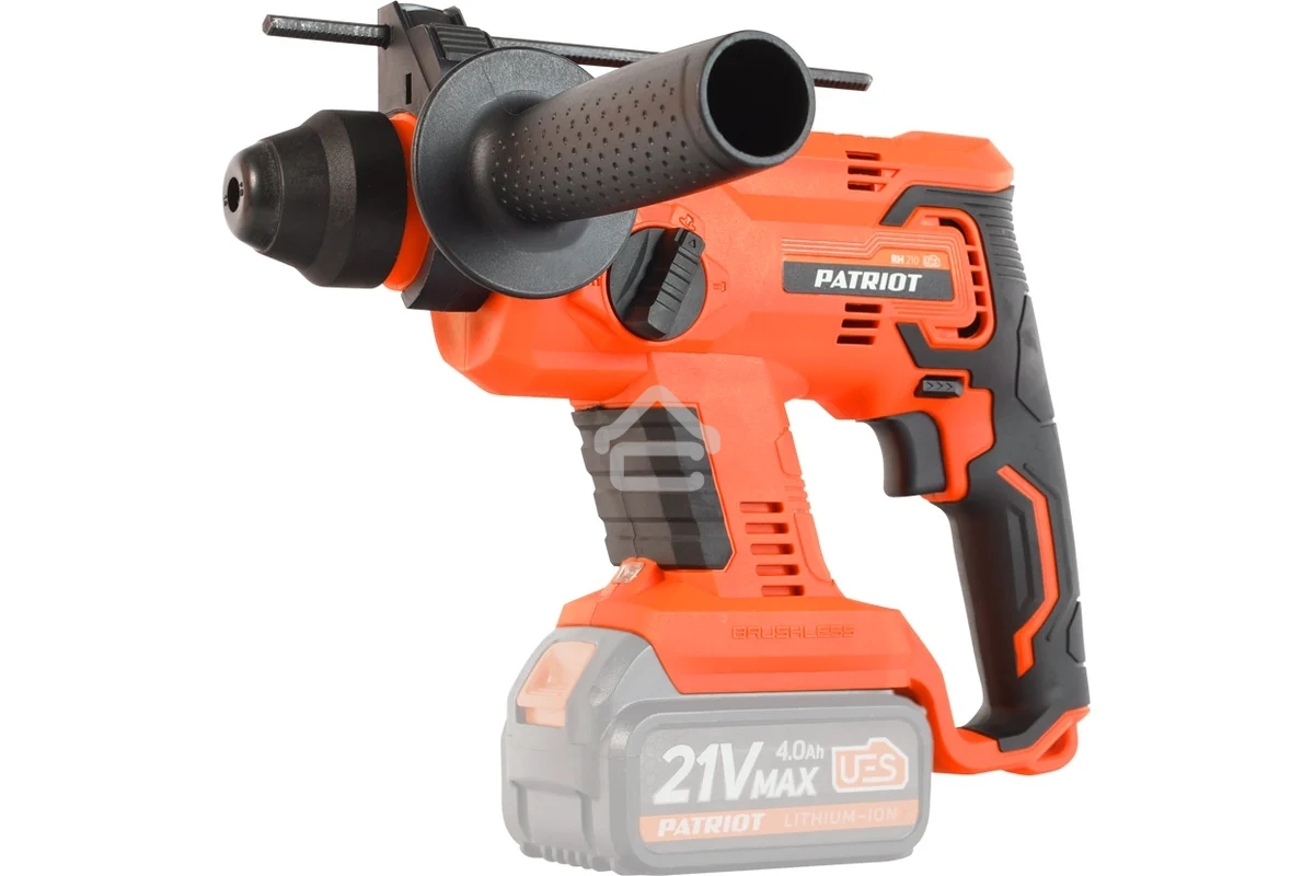 Перфоратор Аккумуляторный Бесщеточный Patriot RH 210Li UES, 1,7Дж, 0-1400об/мин., 0-4500уд/мин. (без аккумулятора и зарядного устройства)