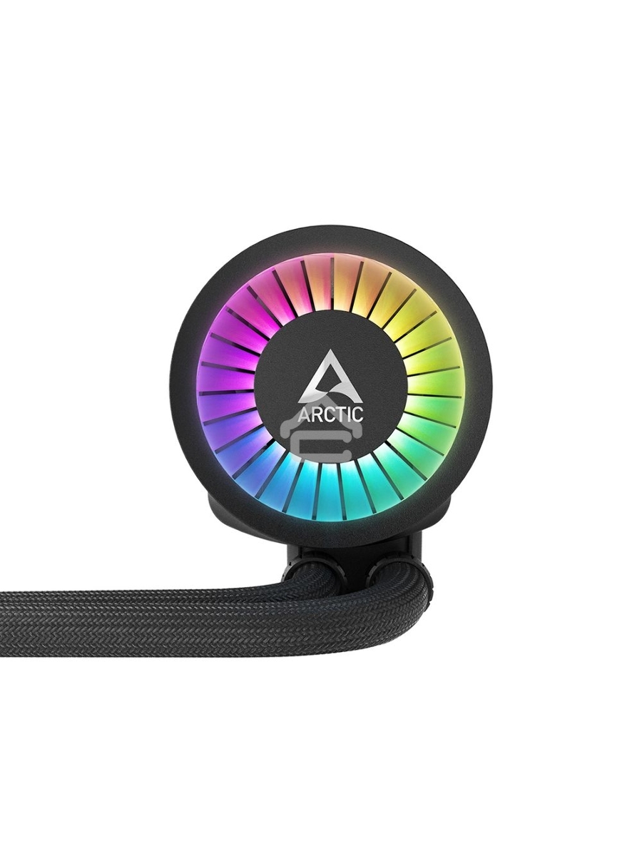 Жидкостная система охлаждения Arctic Liquid Freezer III 240 A-RGB черный, 120 мм, алюминий, 2800 об/мин, 25 дБ, 4 pin, 250 Вт