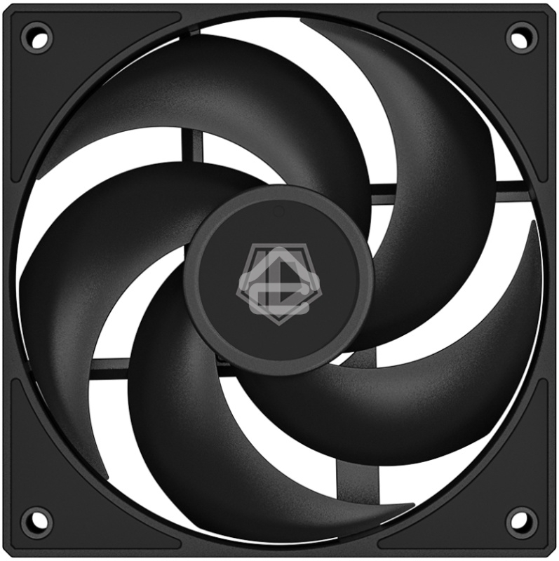 Вентилятор для корпуса ID-Cooling AS-120-K черный, 120 мм, 2000 об/мин, 27.2 дБ, 4 pin