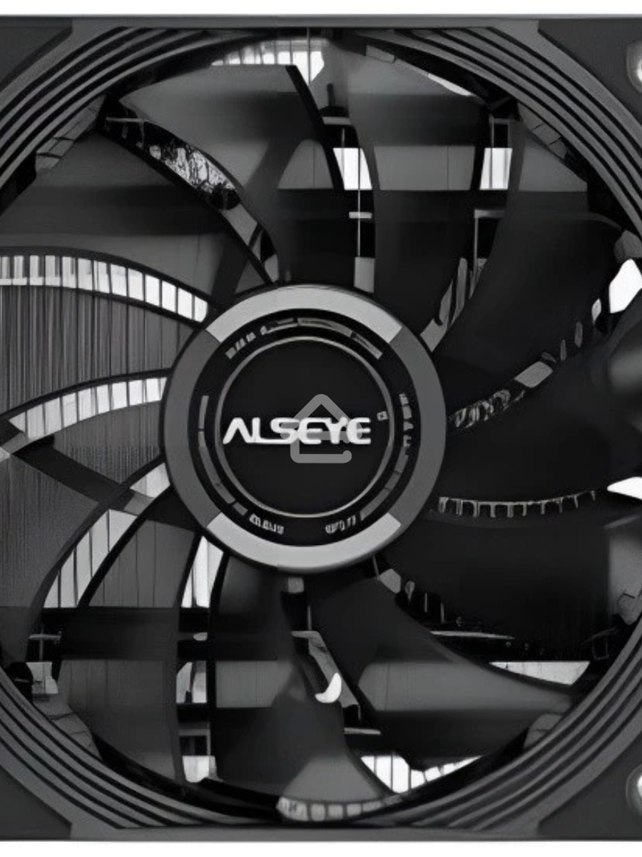 Кулер для процессора Alseye S37-4 черный, 92 мм, алюминий/медь, 3000 об/мин, 26.5 дБ, 4 pin, 130 Вт, 36 мм